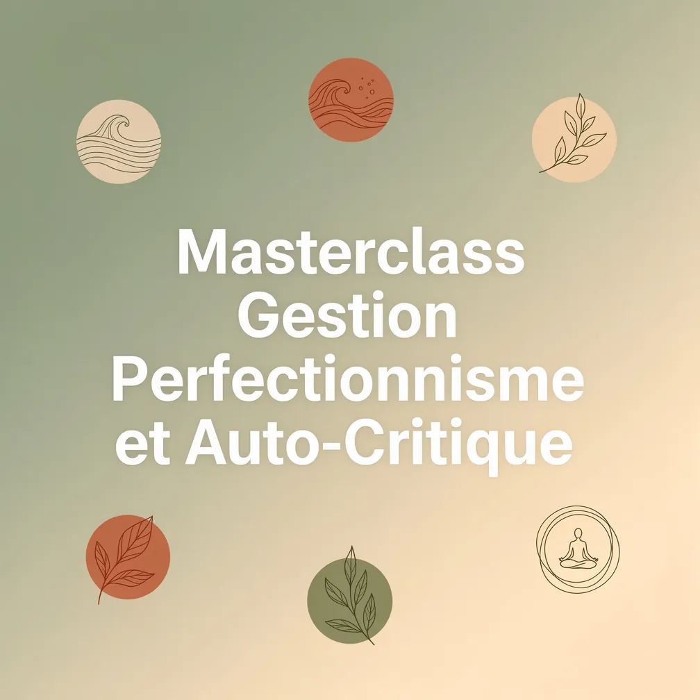 Masterclass Gestion Perfectionnisme et Auto-Critique