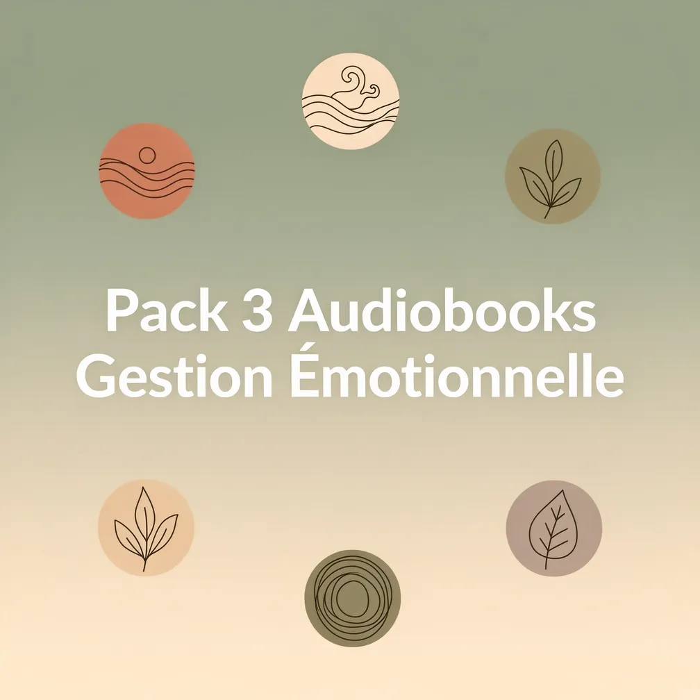 Pack 3 Audiobooks Gestion Émotionnelle